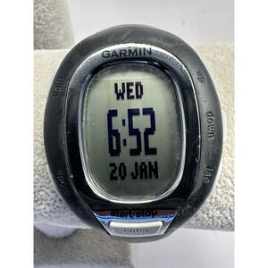 Garmin FR60 W Womens Watch Only New Battery 39MM 7.5" Black X56